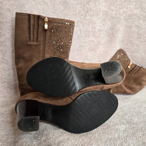 Nancy Lil Knee High Rhinestone Boots - Picture 5 of 6